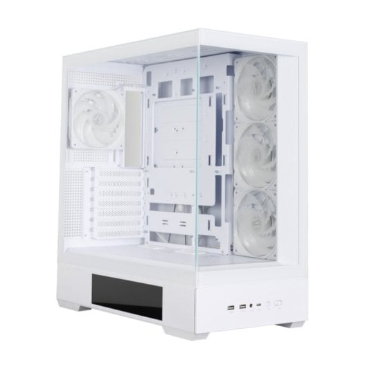 Zalman P40 Ds Atx Box 4xvent 120mm Argb 2xusb 3.0 Bianco Senza Sorgente