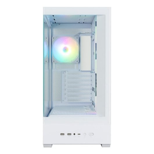 Zalman P40 Ds Atx Box 4xvent 120mm Argb 2xusb 3.0 Bianco Senza Sorgente