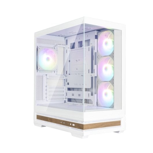 Zalman P40 Namu Atx Box 4xvent 120mm Argb 2xusb 3.0 Bianco Senza Sorgente