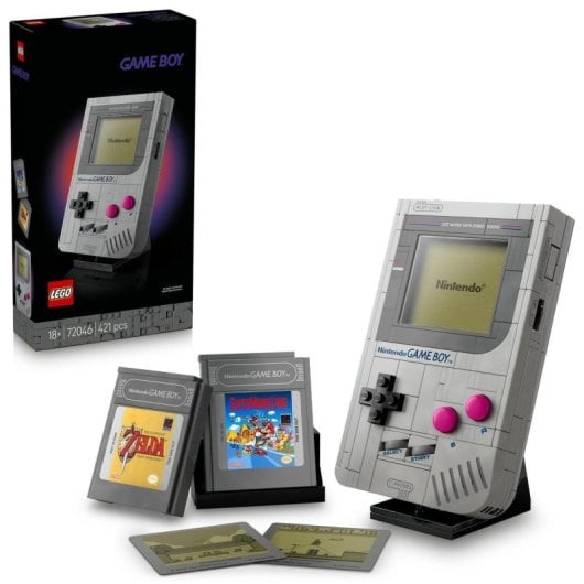 Lego® 72046 Game Boy™ Kit De Construcción de Nintendo® Réplica con Cartuchos Game Pak Y Pantallas