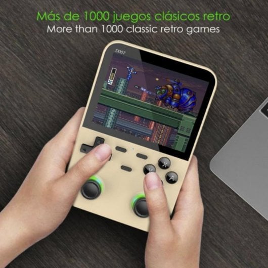 Dam Electronics QUO D007 Consola Retro Portátil RK3326 3.5" Cinzenta com MicroSD 64GB