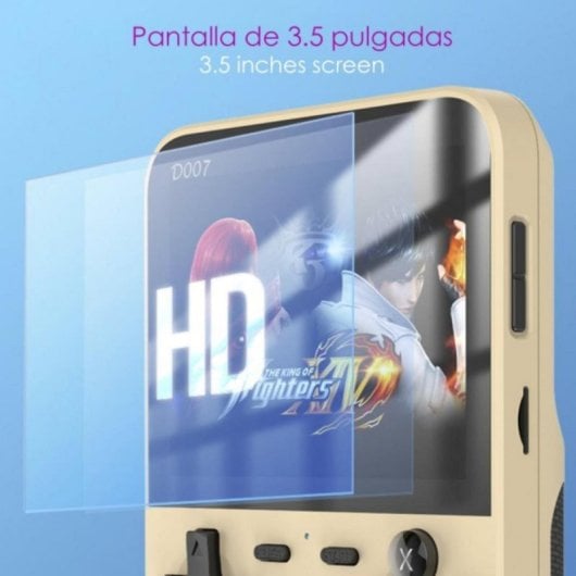 Dam Electronics QUO D007 Consola Retro Portátil RK3326 3.5" Cinzenta com MicroSD 64GB