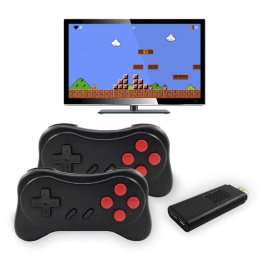 QUO DAM U-06 Consola Retro HDMI FullHD com 660 Jogos Preta