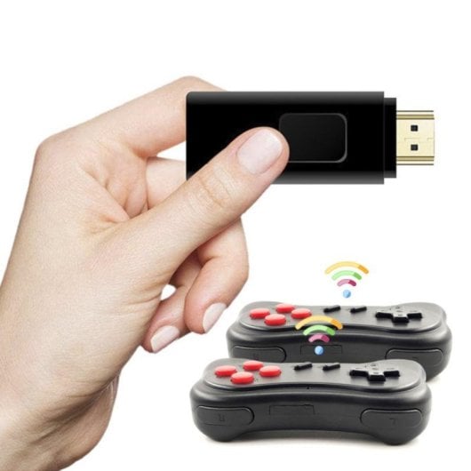 QUO DAM U-06 Consola Retro HDMI FullHD com 660 Jogos Preta