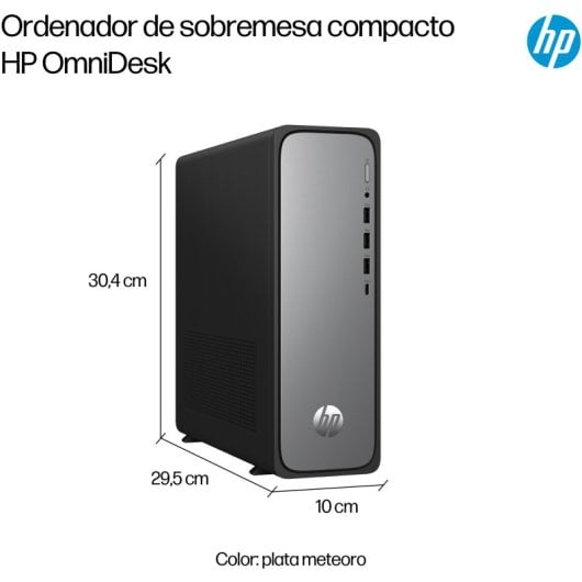 HP OmniDesk Slim S03-0003ns Intel Processor 300 8GB 256GB SSD UHD Graphics 710 FreeDOS WiFi6