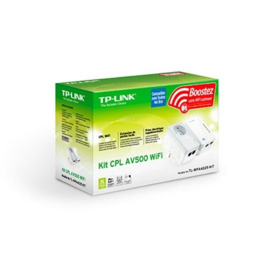 Kit Powerline TP-Link TL-WPA4225 500 Mbit/s Wi-Fi 4 Ethernet AV HomePlug AV Blanc