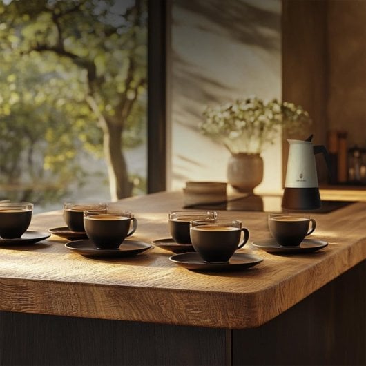 Cafetera Tradicional Cecotec Piccolina 600 300 ml 6 tazas acero inoxidable verde