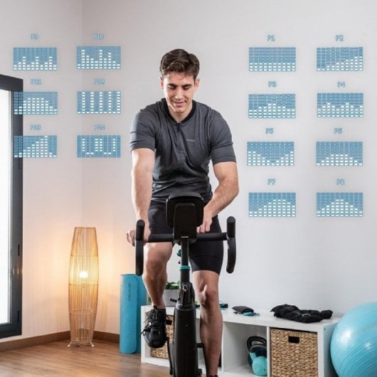 Bicicleta elíptica Cecotec DrumFit Indoor Eolo Multicolor 14 programas 32 niveles 6 kg volante