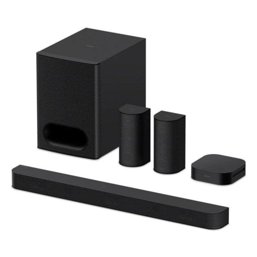 Barre de Sonido Sony HT-S60 5.1 1000W Bluetooth Subwoofer Dolby Atmos Noir