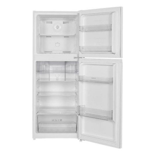 Frigorífico Duas Portas QUO No Frost 143cm 197L E Branco Portas Reversíveis Gavetas Fresh Box Crisper