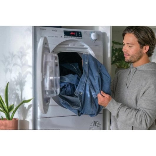 Secadora de bomba de calor Candy CRO EH10N2TE-S 10 kg Clase D Wi-Fi Easy Case Super Easy Iron