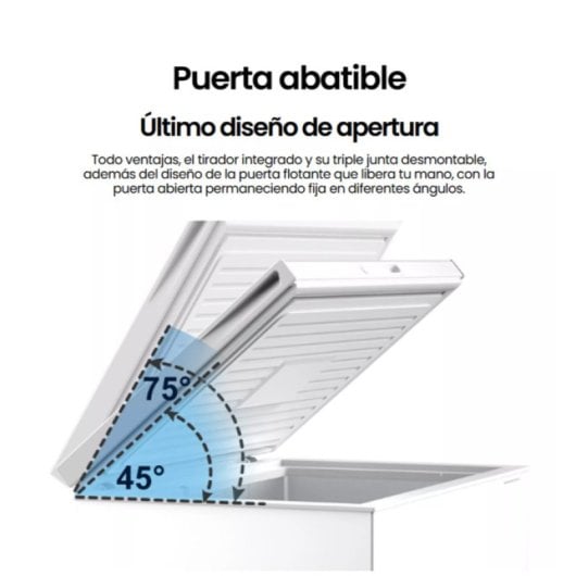 Congelador Infiniton FC258D4BW1 249L Silent Design Fast Freezing LED Blanco