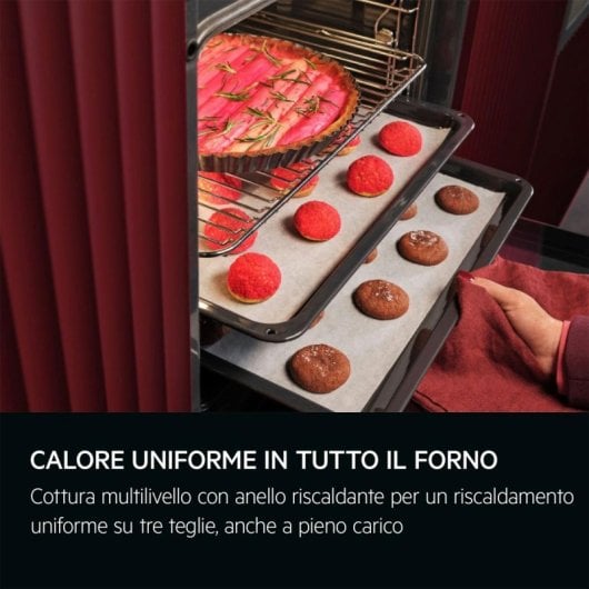 Horno eléctrico AEG TU5PB43SM 72 litros Inox antihuellas con limpieza pirolítica