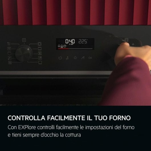 Horno eléctrico AEG TU5PB43SM 72 litros Inox antihuellas con limpieza pirolítica