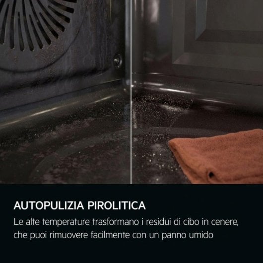 Horno eléctrico AEG TU5PB43SM 72 litros Inox antihuellas con limpieza pirolítica