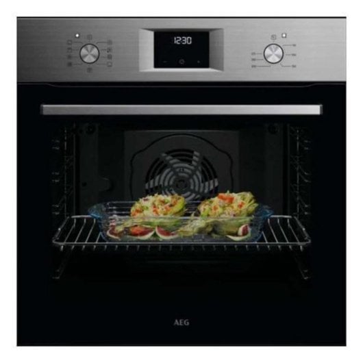 Horno eléctrico AEG TU5AB20WSK 72 litros Negro con Aqua Clean y temporizador digital
