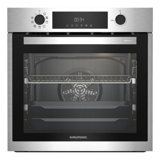 Horno eléctrico Grundig GEBM11301XMP 72 L Inox con limpieza pirolítica y puerta fría