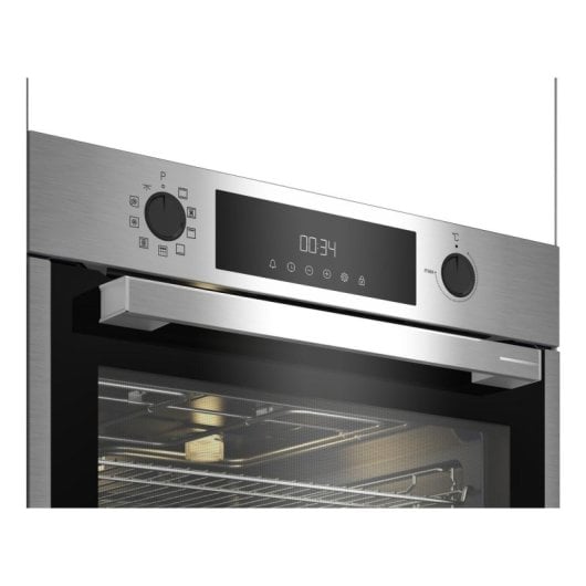 Horno eléctrico Grundig GEBM11301XMP 72 L Inox con limpieza pirolítica y puerta fría