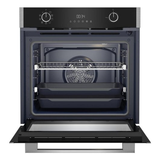 Horno eléctrico Grundig GEBM11301XMP 72 L Inox con limpieza pirolítica y puerta fría