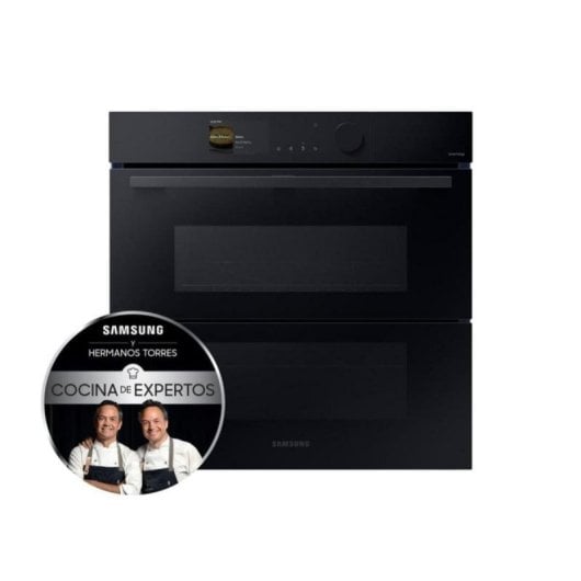 Horno eléctrico Samsung NV7B5750TDK 76L Negro Dual Cook Flex Air Fry Pirolítico