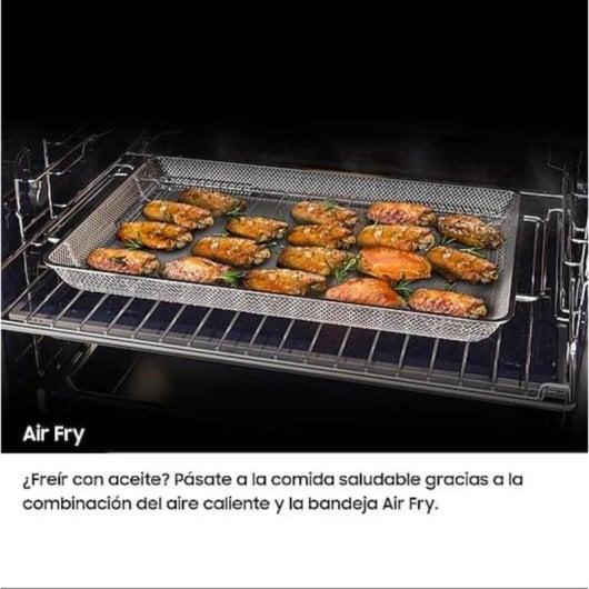 Forno elétrico Samsung NV7B5750TDK 76L Preto Dual Cook Flex Air Fry Pirolítico Vapor SmartThings