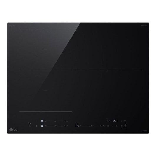 Placa de Indução LG CI5Z2420BN Integrável 3 Zonas 7400 W Vidro Temperado Wi-Fi ThinQ