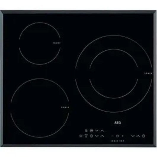 Piastra a induzione AEG TN63IP00FB 3 zone 60 cm PowerBoost Touch Control Nero