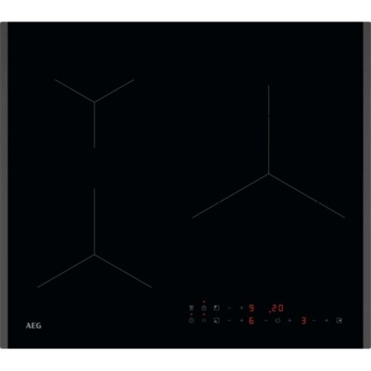 Plaque induction AEG TN63IP0BFB 3 zones 60cm PowerBoost Hob2Hood biselee noire