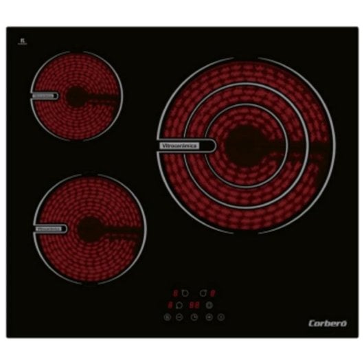 Placa Vitrocerâmica Corberó CCVG3BL574 60 cm 5700W Vidro Preto