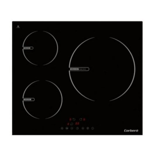 Placa de inducción Corberó CCIG3BL604 3 zonas 6000 W Touch Control Negro
