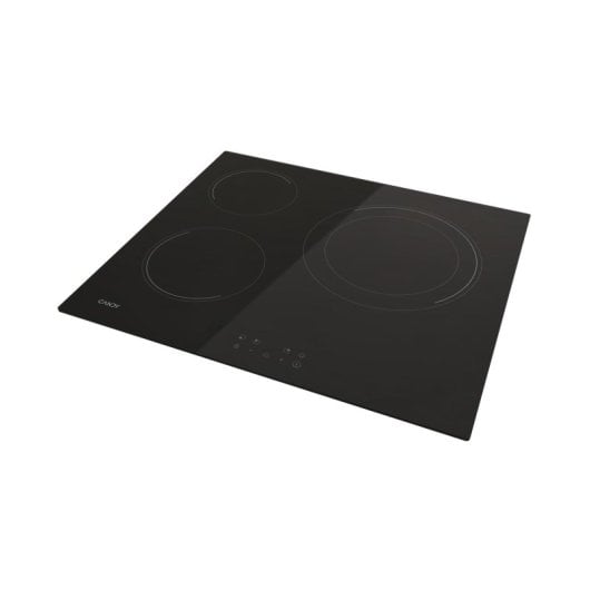 Placa vitrocerámica Candy CH63DCC 3 zonas Touch Control 59 cm Negro