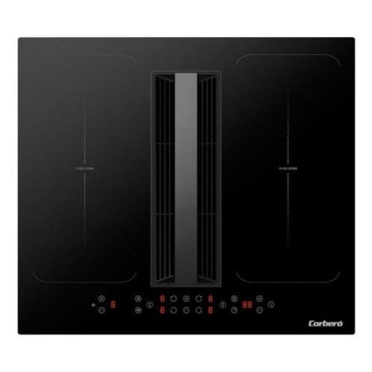 Placa vitrocerámica Candy CH63DCC 3 zonas Touch Control 59 cm Negro