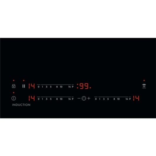 Plaque à induction Electrolux EIT60342 60 cm 3 zones PowerBoost Hob2Hood noir