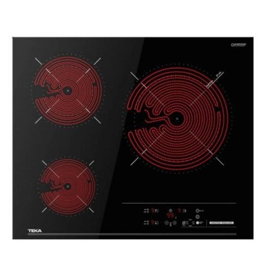 Plaque à induction Electrolux EIT60342 60 cm 3 zones PowerBoost Hob2Hood noir
