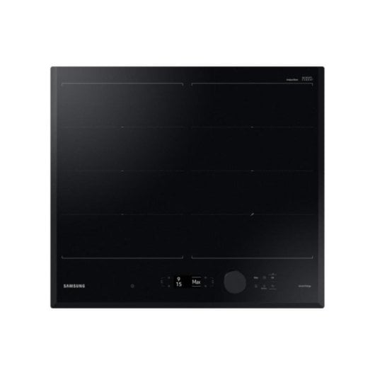 Placa de Indução Samsung NZ64B7799KK 4 Zonas Flex Plus 60 cm LCD Wi-Fi Preta