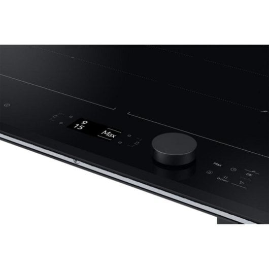 Placa de Indução Samsung NZ64B7799KK 4 Zonas Flex Plus 60 cm LCD Wi-Fi Preta