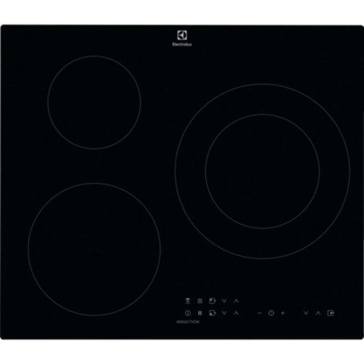 Placa de indução Electrolux CIB60320CK 3 zonas 60 cm PowerBoost Hob2Hood Controlo Tátil Preta