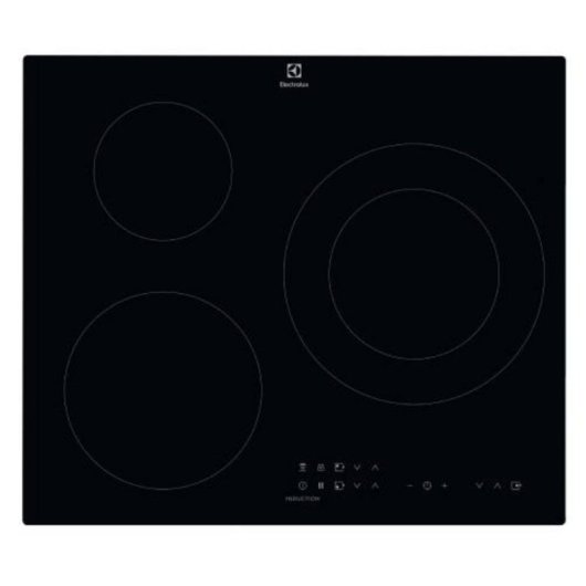 Placa de indução Electrolux CIB60320CK 3 zonas 60 cm PowerBoost Hob2Hood Controlo Tátil Preta