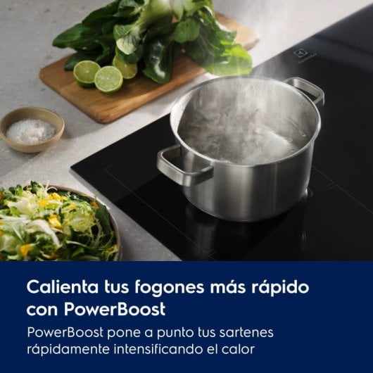 Placa de inducción Electrolux LIT60336CK 3 zonas 60 cm Touch PowerBoost Hob2Hoodz