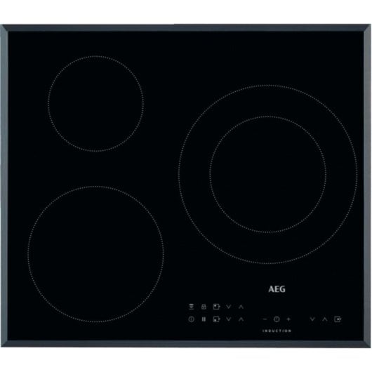 Placa de inducción AEG IKS6330DFB 3 zonas Touch PowerBoost Hob2Hood 60 cm Negro
