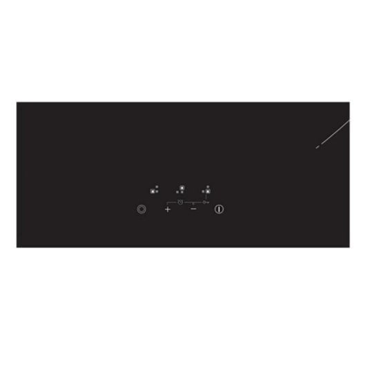 Placa vitrocerámica Edesa EVT-6328 R 3 zonas Touch 59 cm Control Negra