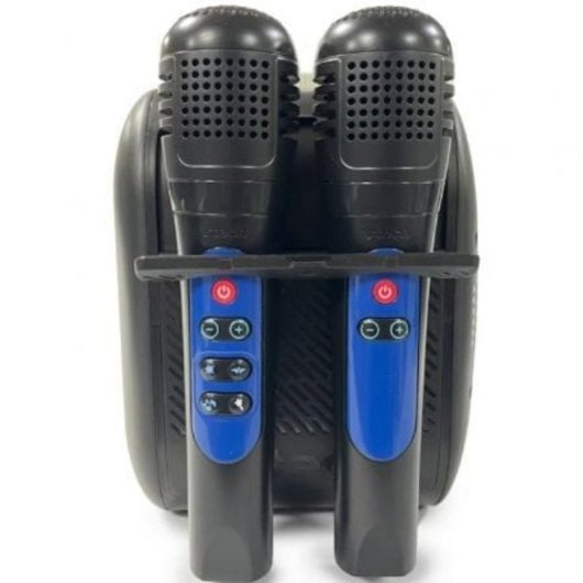 Altavoces VTech Karaoke Portátil Bluetooth 40W con 2 micrófonos inalámbricos y efectos de voz