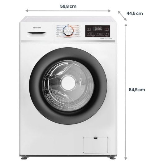 Infiniton WM-H61ABY Lavadora de Carga Frontal 6kg 1200RPM A Blanca