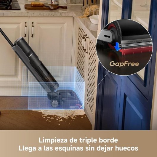 Aspiradora Escoba Dreame H15S 0,021KW Sin Cable Control App Plata