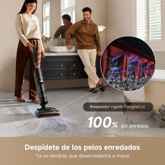 Aspiradora Escoba Dreame H15S 0,021KW Sin Cable Control App Plata