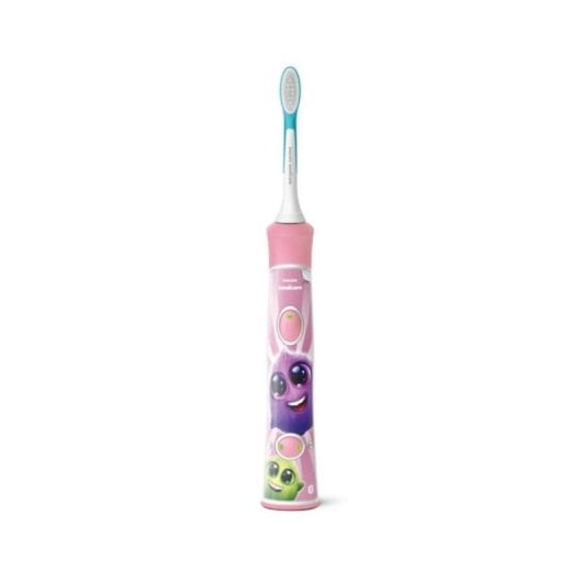 Cepillo de Dientes Eléctrico Philips Sonicare For Kids HX6352/42 Rosa 62000 Movimientos Personalizable