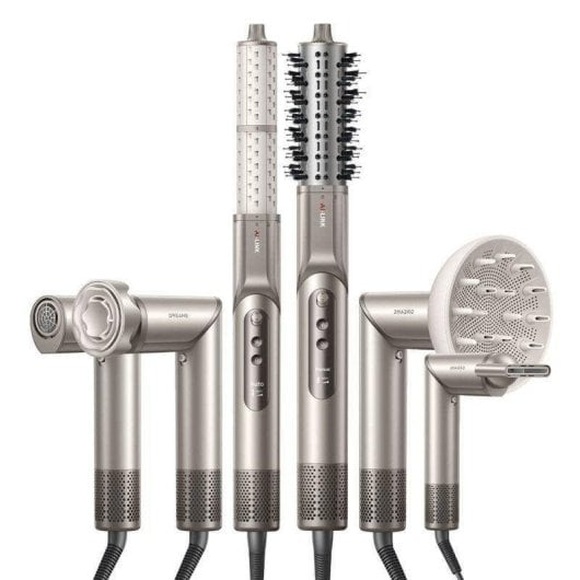 Secador Moldeador Dreame Dazzle 1400W Tecnologia Ionica 3 Temperature 110000 RPM Accessori Oro