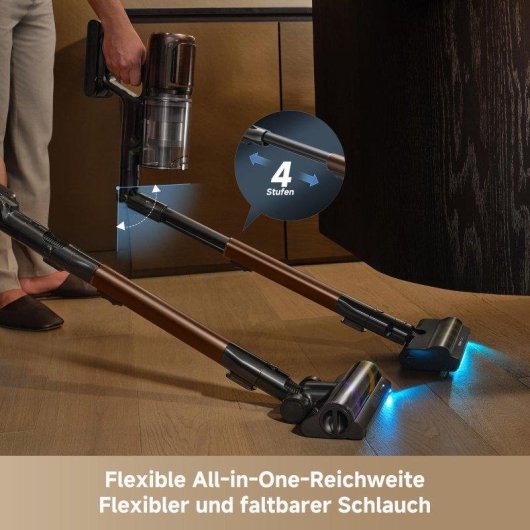 Akkustaubsauger Dreame V30 880W 30000Pa Schwarz 0,6L HEPA Akku