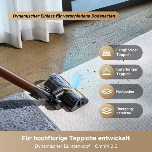 Akkustaubsauger Dreame V30 880W 30000Pa Schwarz 0,6L HEPA Akku