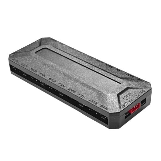 Nfortec ARGB Controller Hub Controladora de Iluminación con 12 puertos ARGB